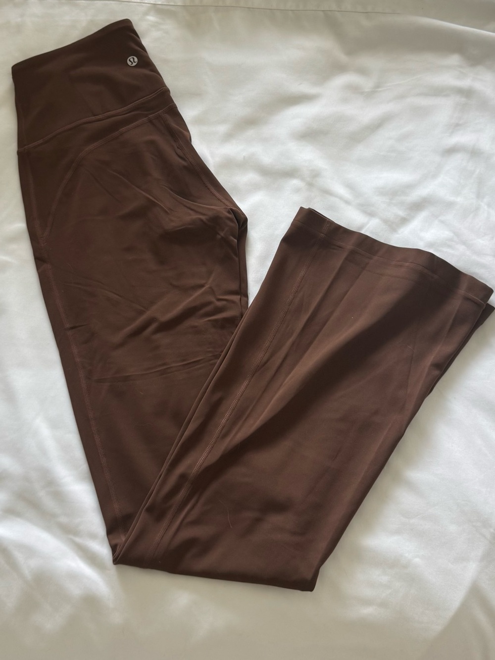 Lululemon Groove Super-High-Rise Split-Hem Flare Pant *Nulu Roasted Brown